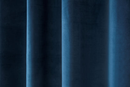Blackout Eyelet Curtains in Blue