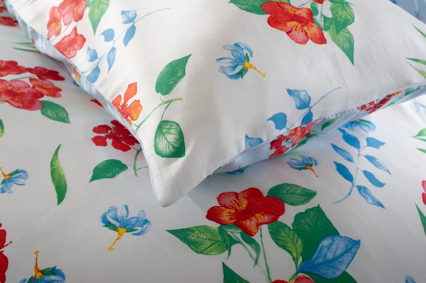 Floral Design Scottie Duvet Cover Multi Colour