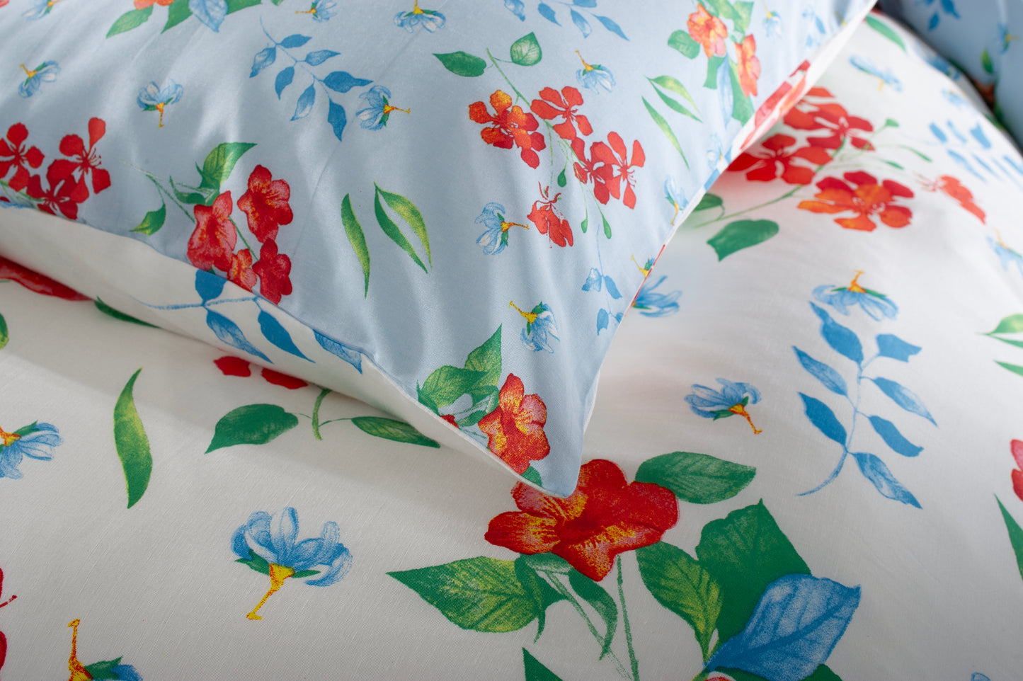 Floral Design Scottie Duvet Cover Multi Colour