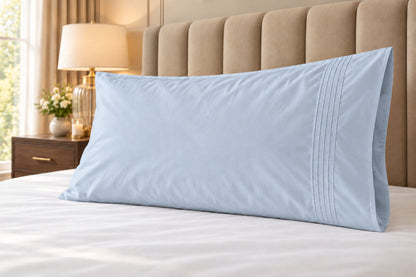 400 Thread Count 100% Egyptian Cotton Powder Blue