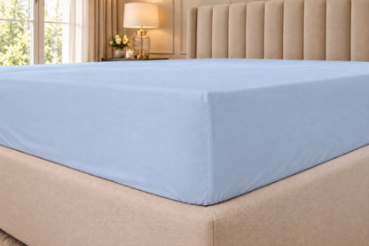 400 Thread Count 100% Egyptian Cotton Powder Blue