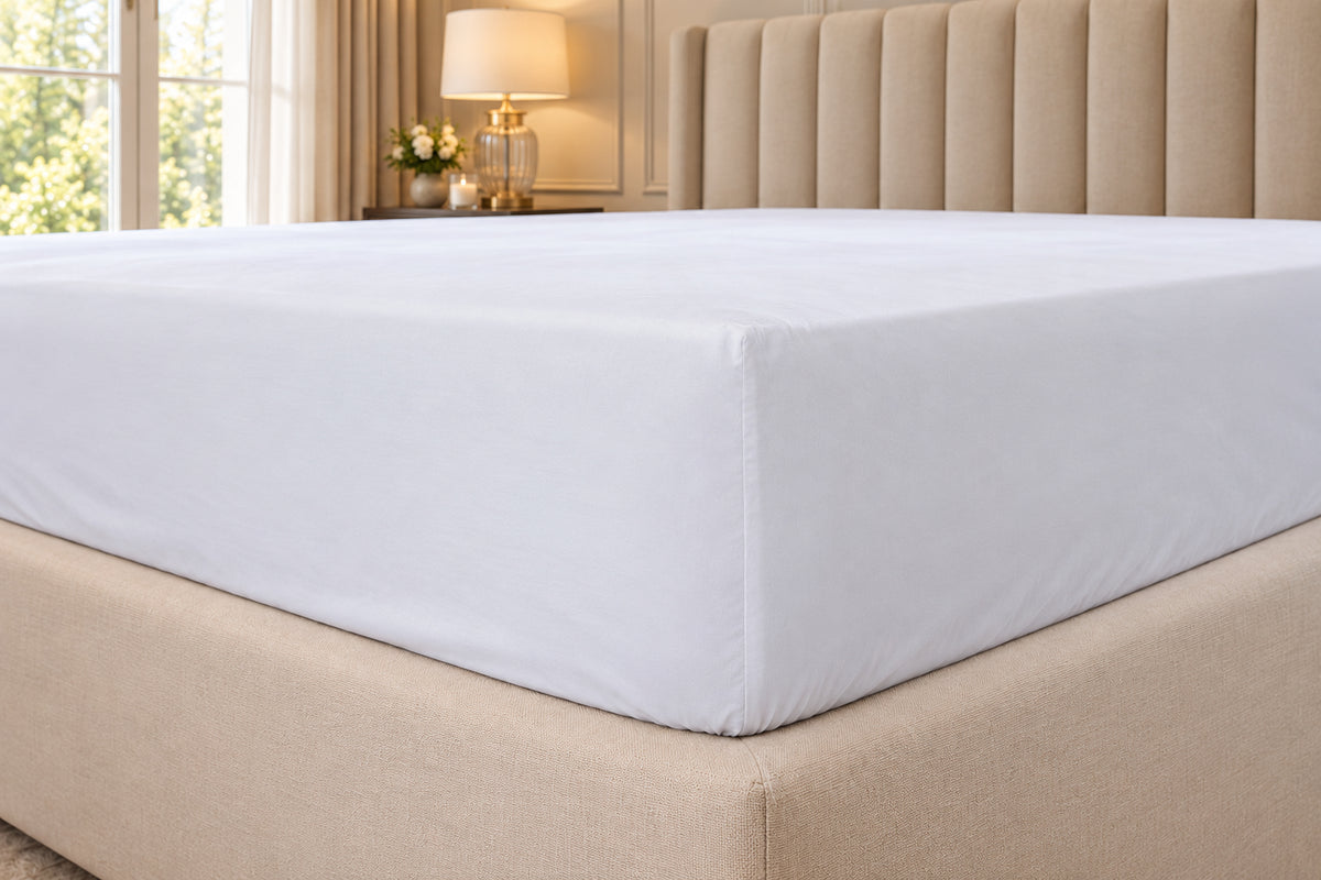 400 Thread Count 100% Egyptian Cotton White