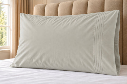 400 Thread Count 100% Egyptian Cotton Platinum Grey