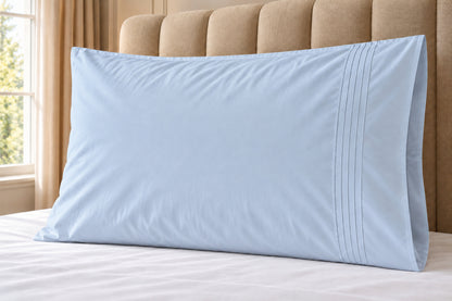 400 Thread Count 100% Egyptian Cotton Powder Blue
