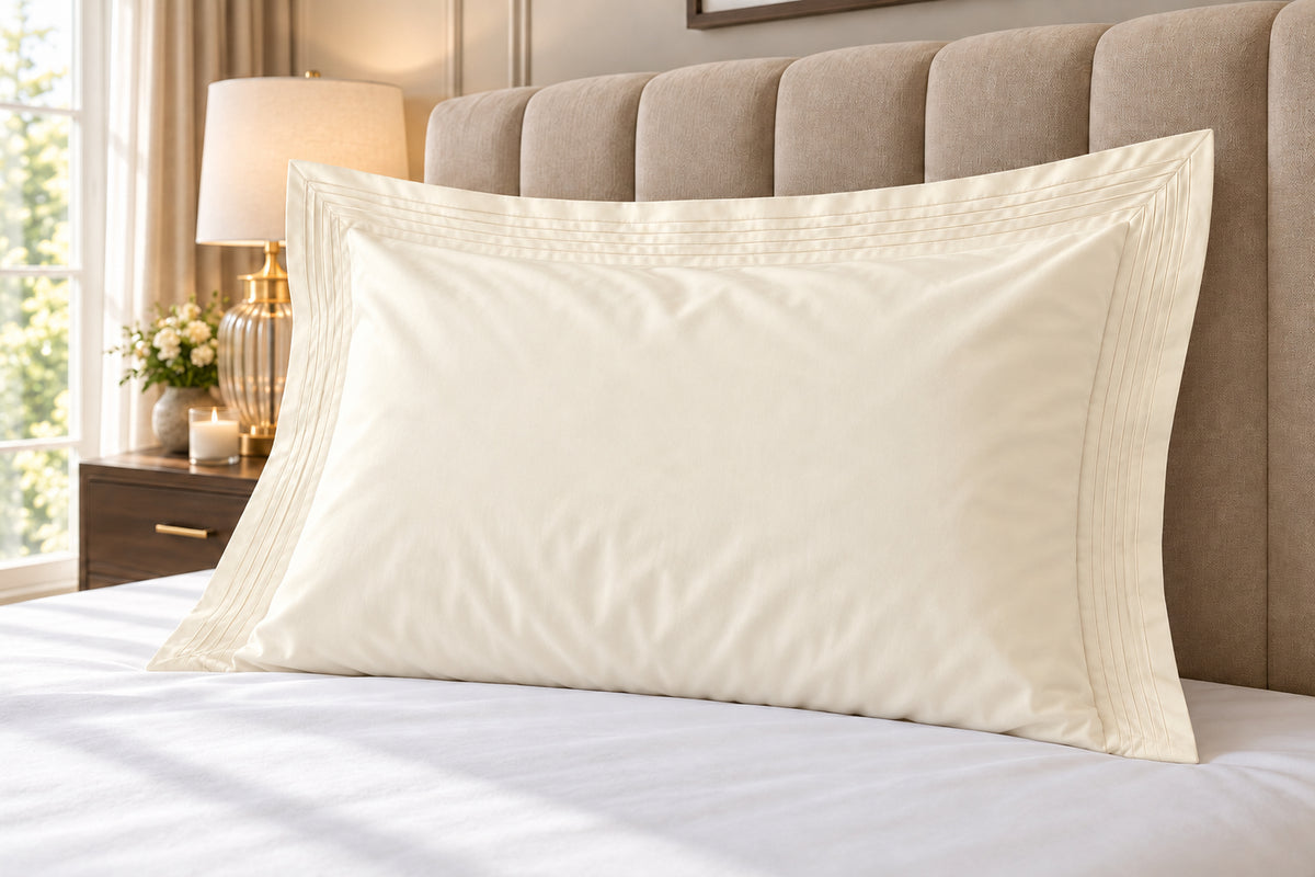 400 Thread Count 100% Egyptian Cotton Ivory