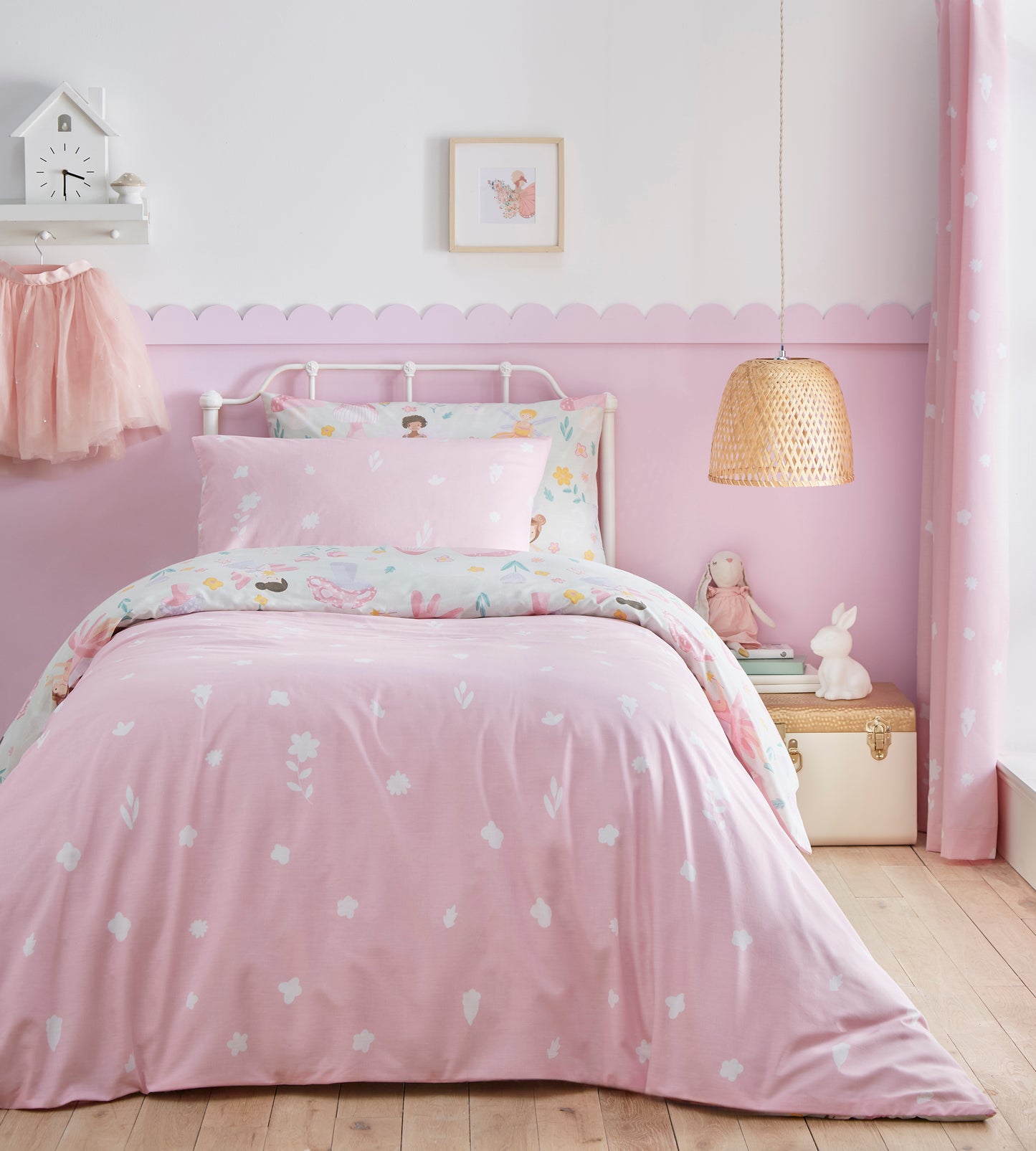 Fairy Land Childrens Duvet Set or Curtains Reversible