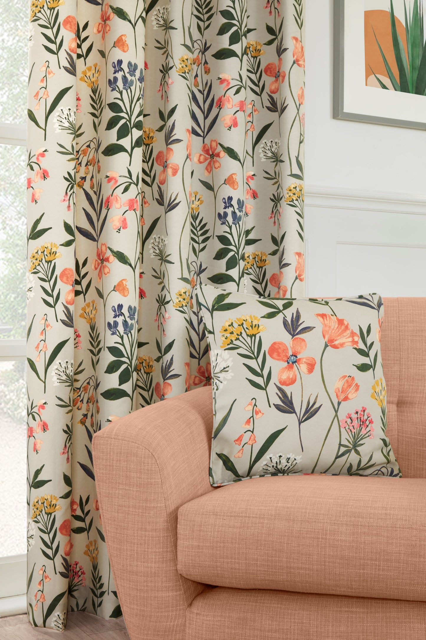 Meadow Floral Design Curtains