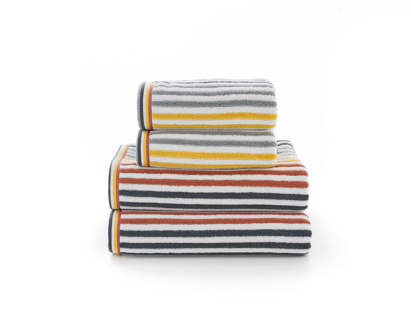 550gsm 100% Cotton Hanover Design Towel in Mustard