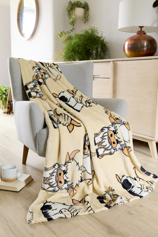 Highland Cow Soft Throw