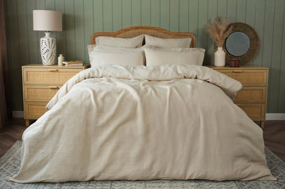 100% Linen Bedding Natural Oatmeal