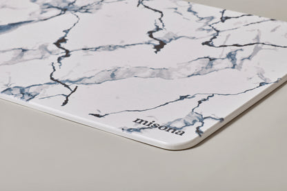 Diatomite Earthstone Bath Mat in Marble