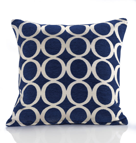 O Cushion in Navy Blue