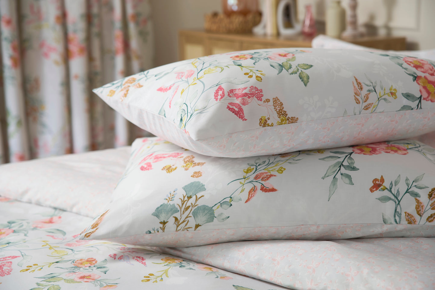 Floral Raeya Duvet Cover Set, Curtains, Bedspread