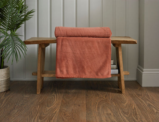 Extra Large Snuggletouch Supersoft Throw in Cinnamon