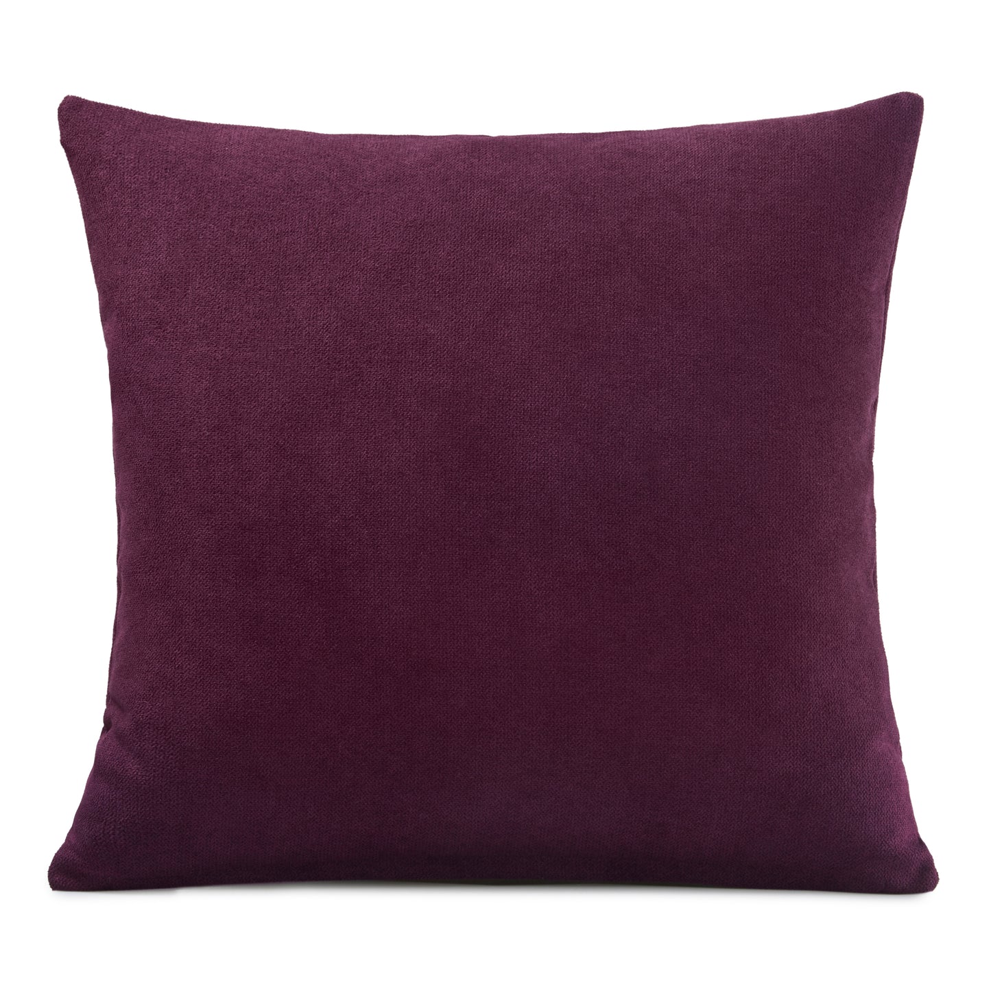 Chenille Velvet Room Darkening Curtains Eyelet in Aubergine