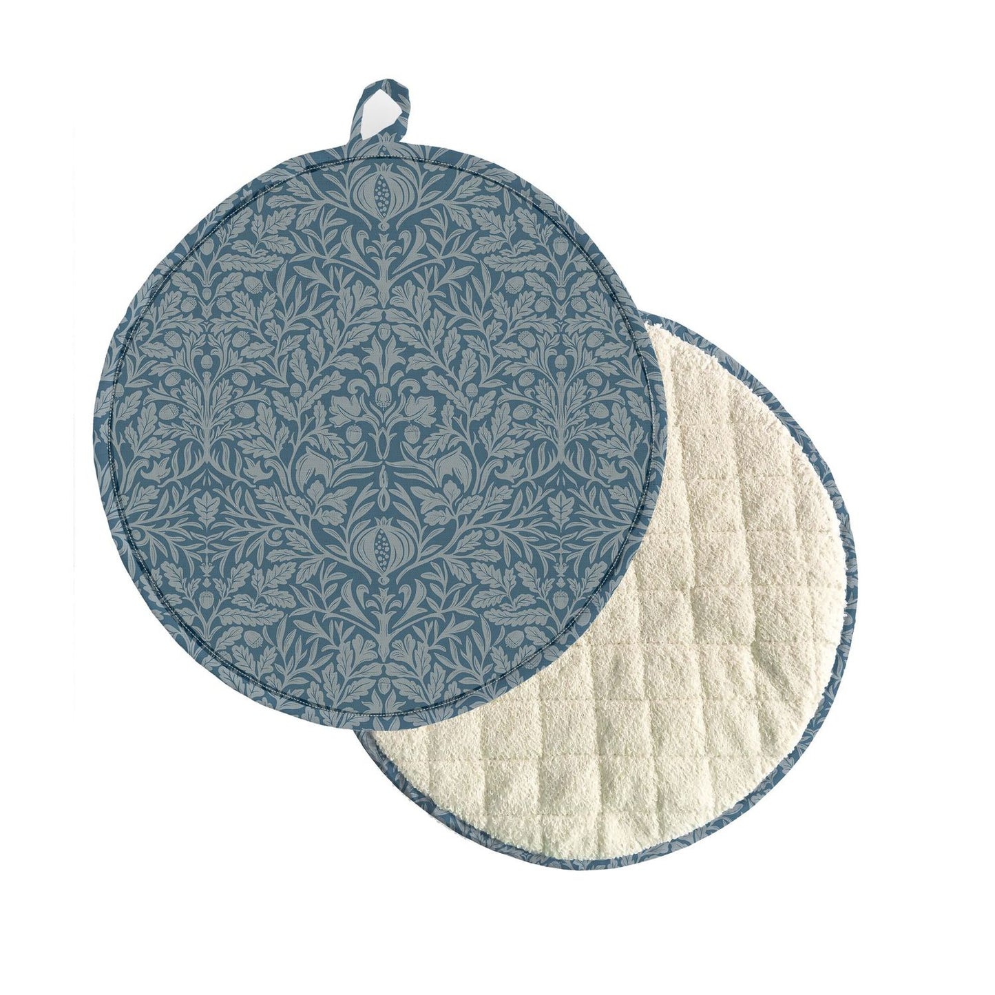 William Morris Acorn Blue Kitchen Linen