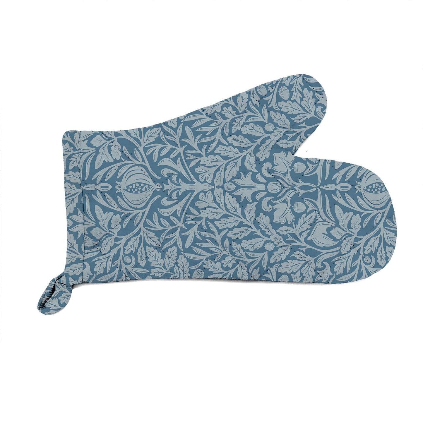 William Morris Acorn Blue Kitchen Linen