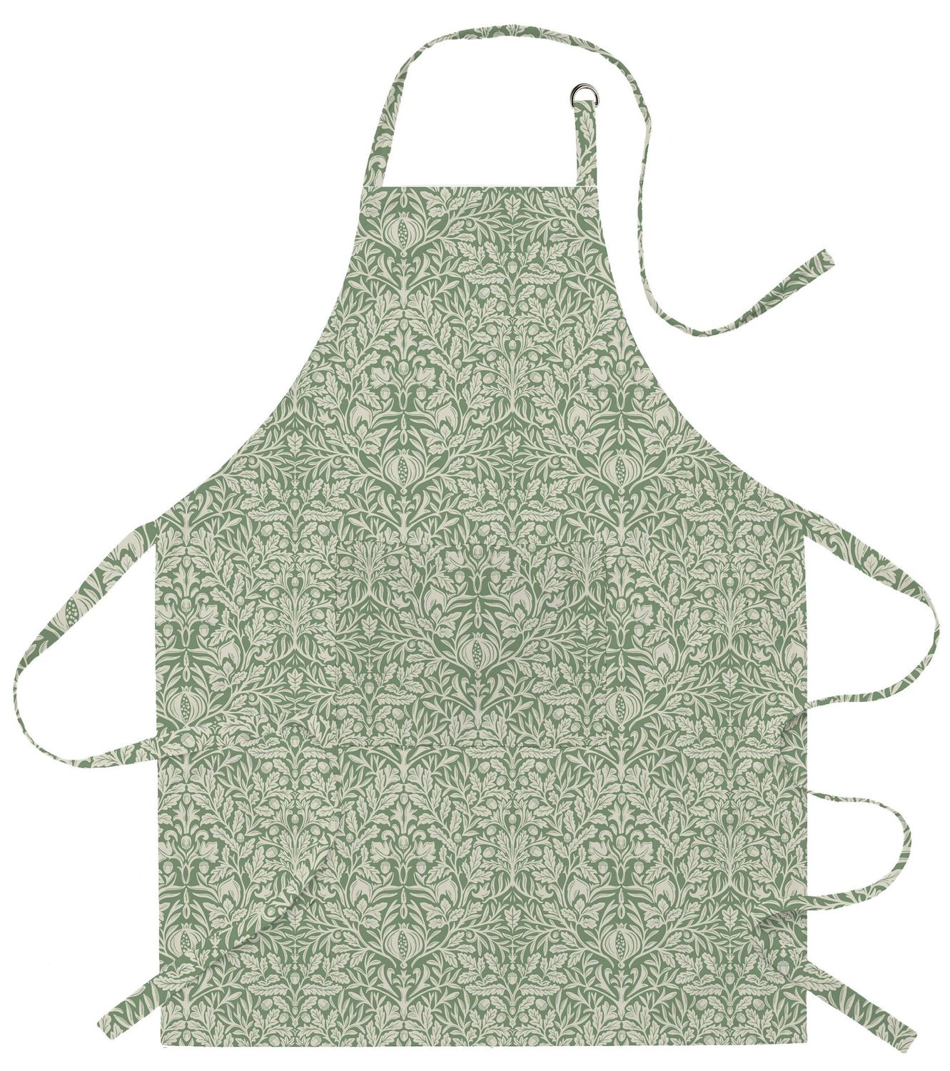 William Morris Acorn Green Kitchen Linen