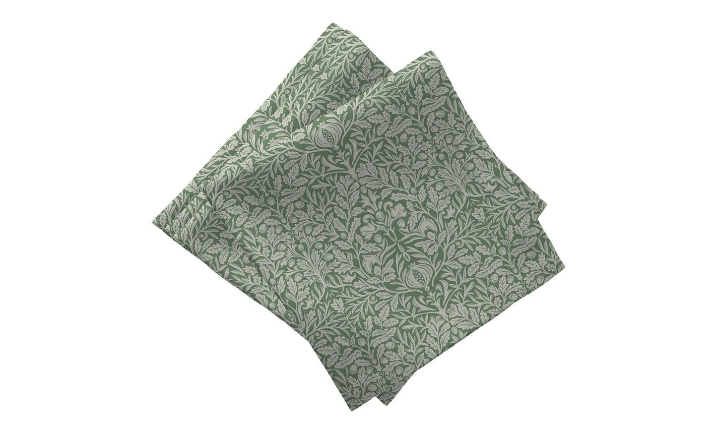 William Morris Acorn Green Kitchen Linen
