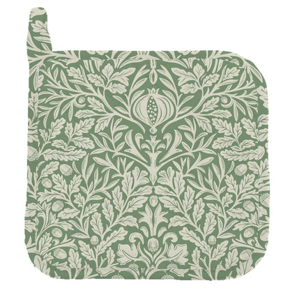 William Morris Acorn Green Kitchen Linen