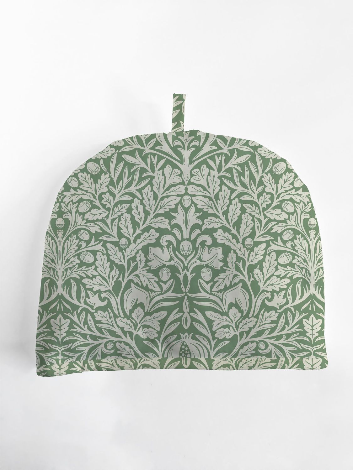 William Morris Acorn Green Kitchen Linen