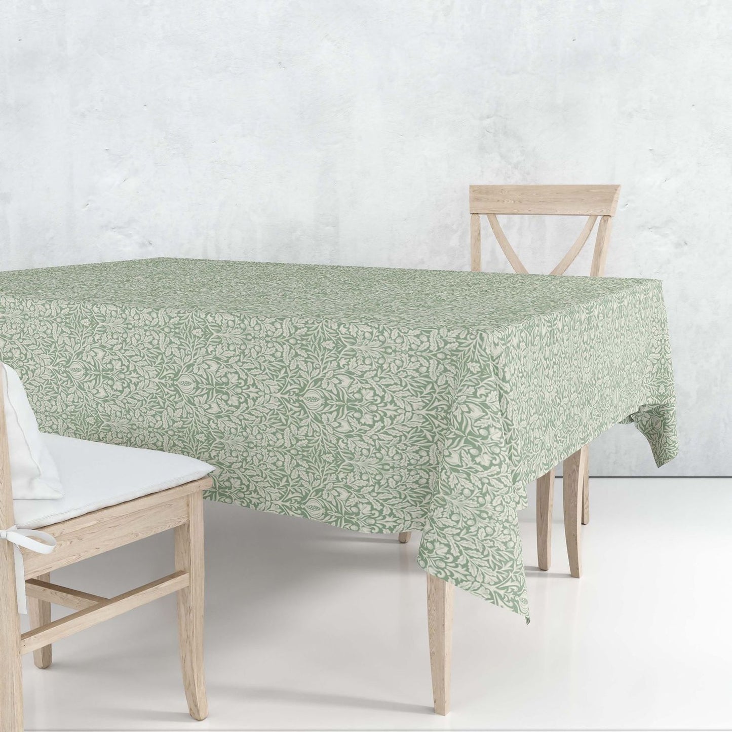 William Morris Acorn Green Kitchen Linen