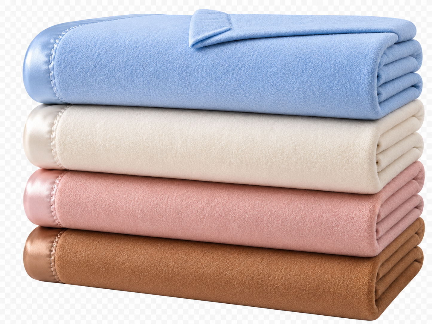 Soft Acrylic Thermal Blanket in Blue