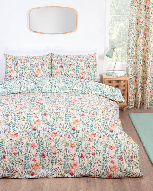 Amaryllis Floral Design Bed Linen, Curtains