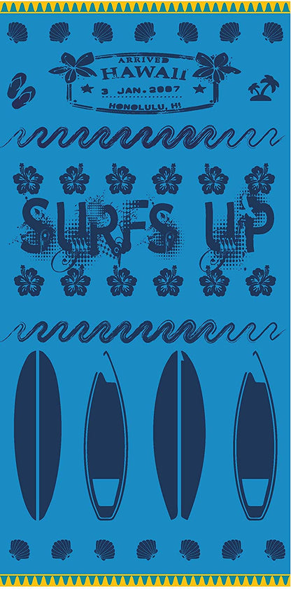100% Egyptian Cotton Surfs Up Beach Towel