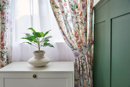 Floral Cleo Duvet Cover Set, Curtains, Bedspread