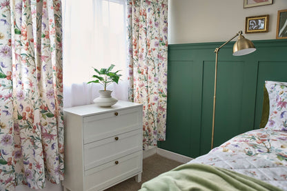 Floral Cleo Duvet Cover Set, Curtains, Bedspread