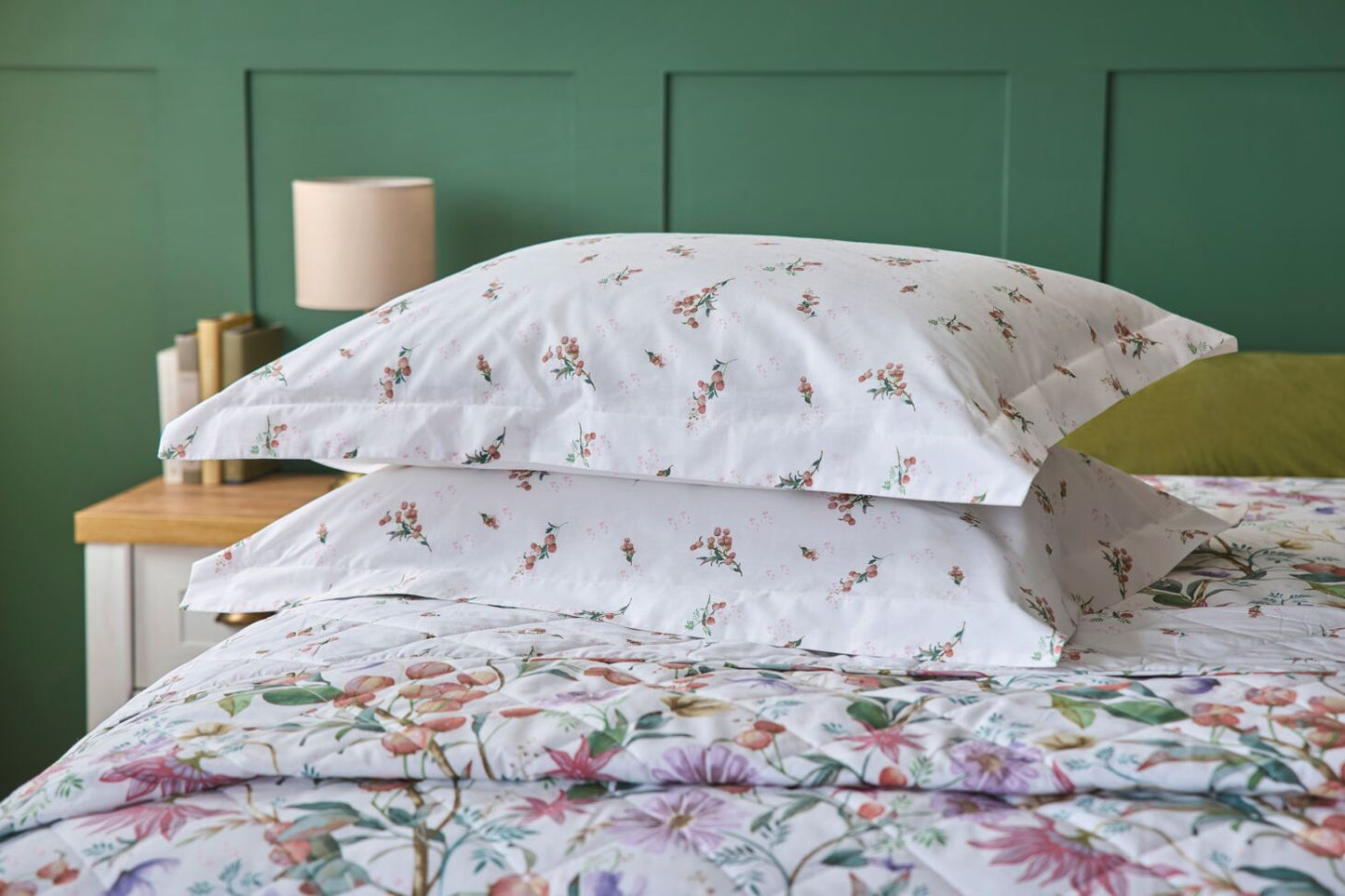 Floral Cleo Duvet Cover Set, Curtains, Bedspread