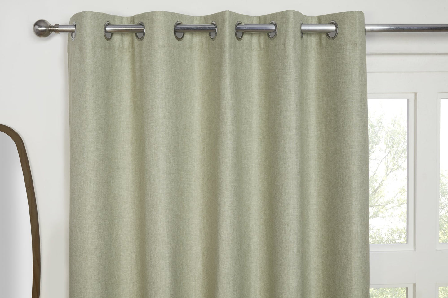3 Pass Blackout Curtains in Sage Green