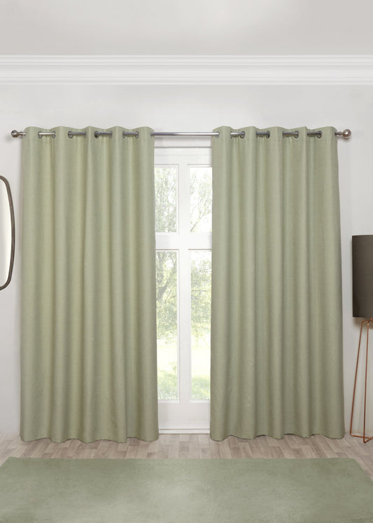 3 Pass Blackout Curtains in Sage Green