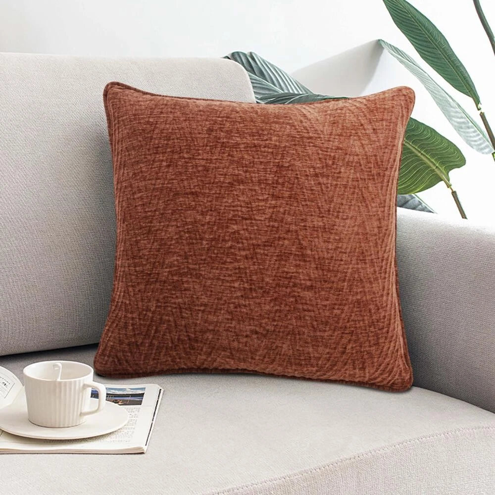 Langley Chenille Thermal Interlined Eyelet Curtains Nutmeg