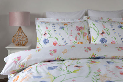 Larissa Cotton Rich Duvet Set with Option of Curtains & Bedspread