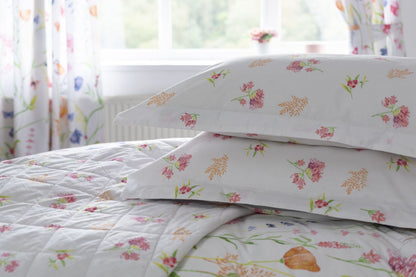 Larissa Cotton Rich Duvet Set with Option of Curtains & Bedspread