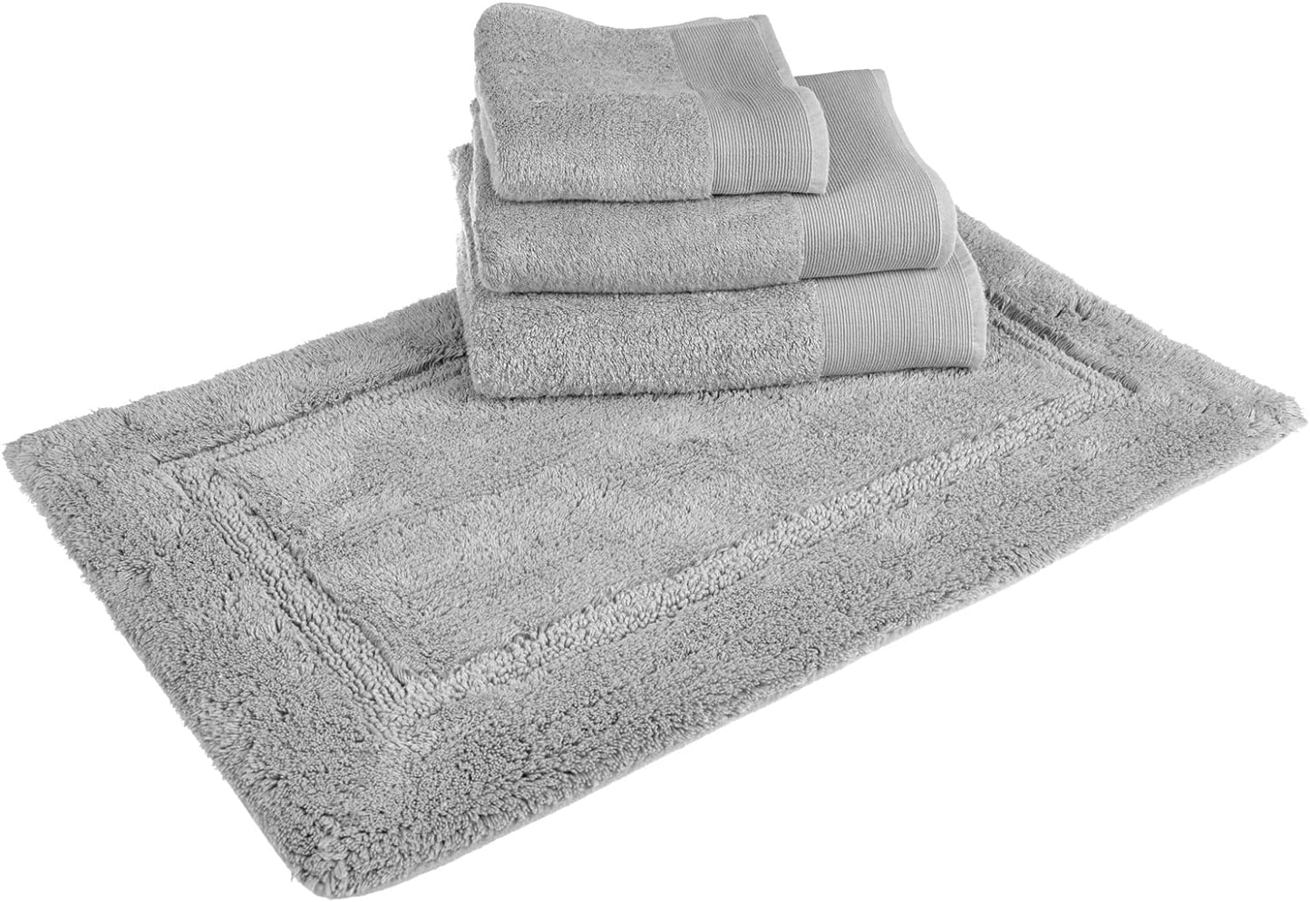 Marlborough Bamboo Bath Towels in Silver Grey