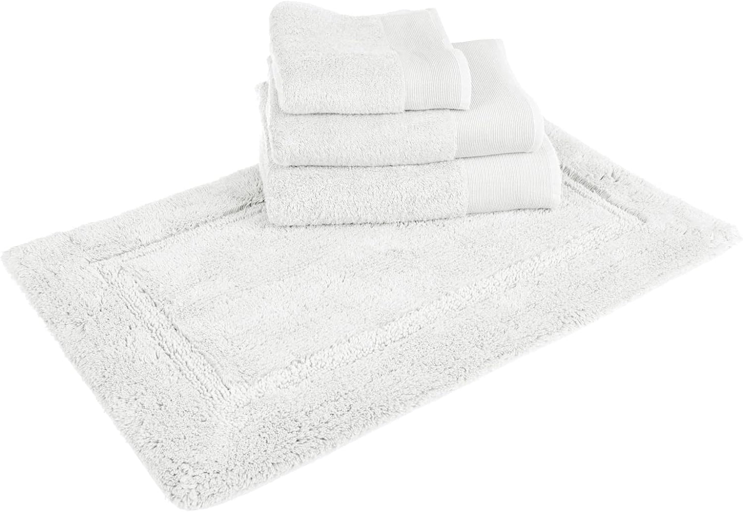 Marlborough Bamboo Bath Towels in White