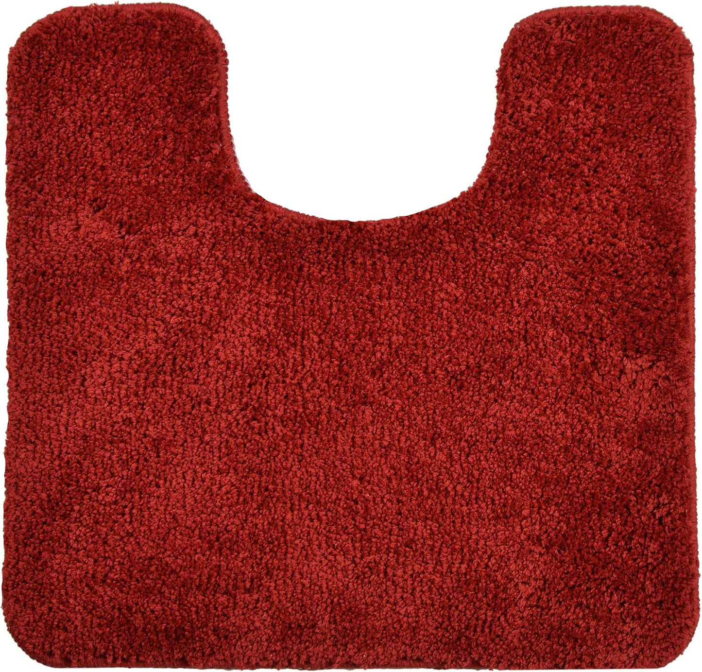 Microfibre Bath & Pedestal Mats Burgundy