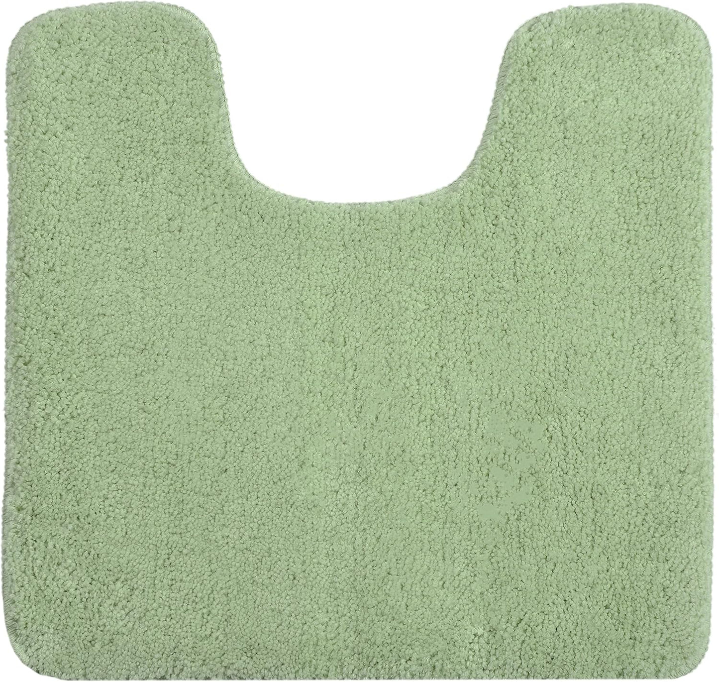 Microfibre Bath & Pedestal Mats Green