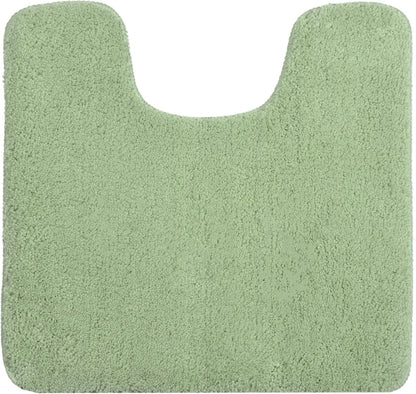 Microfibre Bath & Pedestal Mats Green