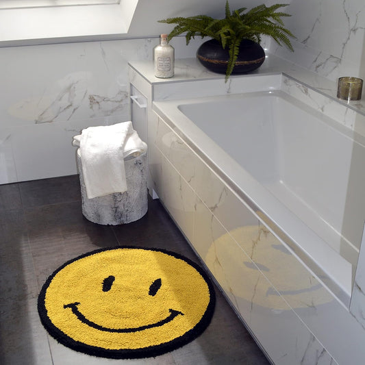 Smiley Face Design Mooky Mat