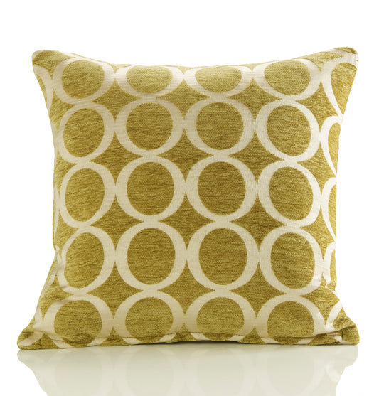 O Cushion in Lime Green