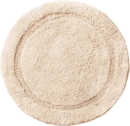 Marrakesh Round Rug Mat in Stone