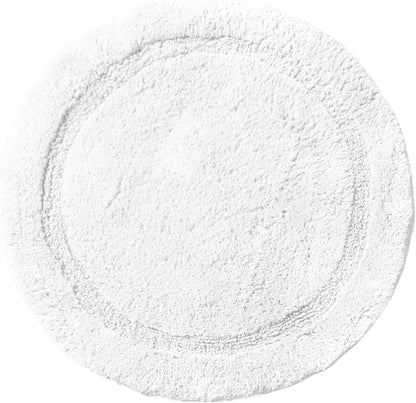 Marrakesh Round Rug Mat in White