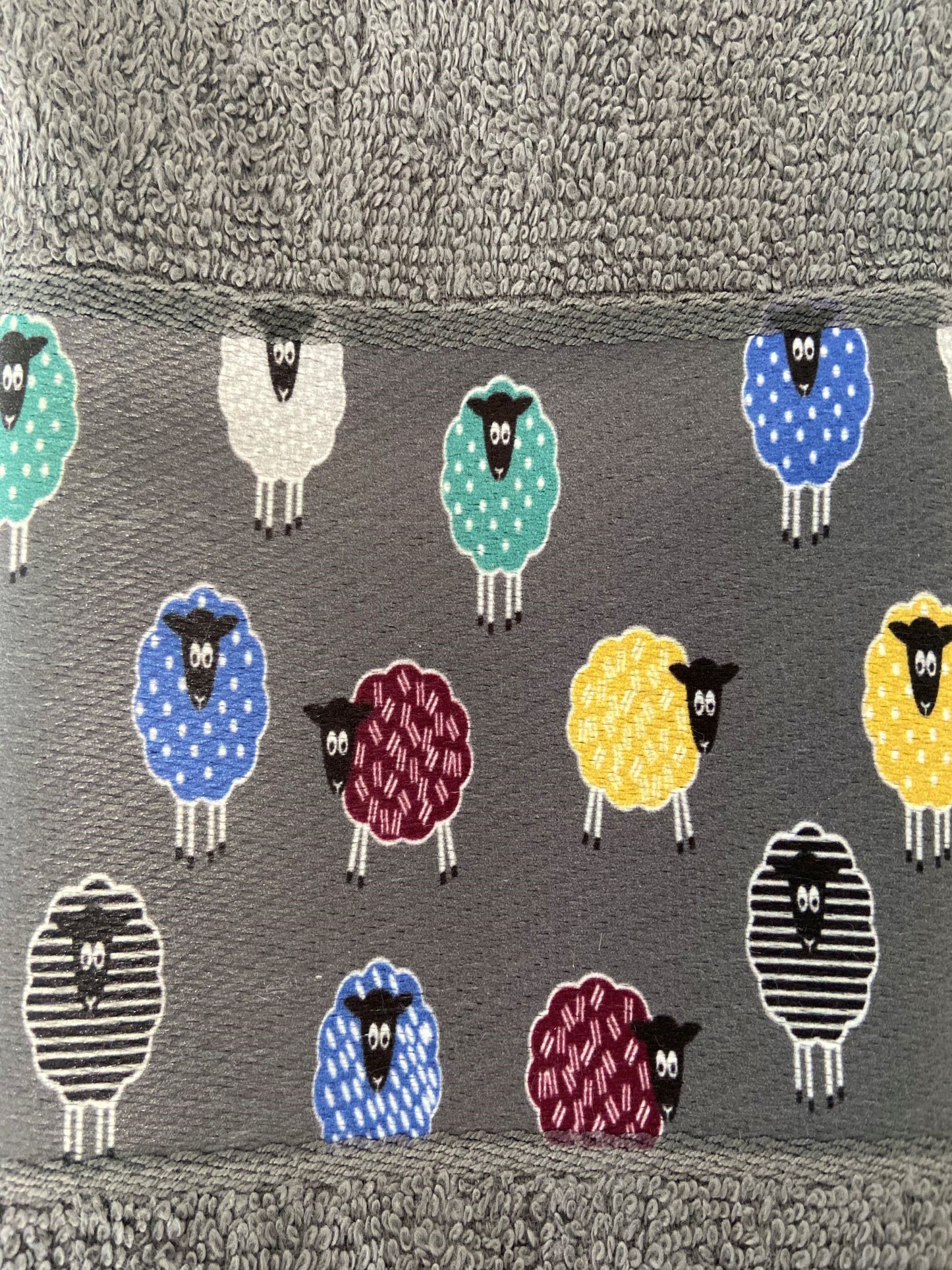 Colourful Sheep Tea Kitchen Towel