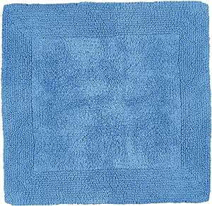 Heavyweight Reversible Bath Mats Cornish Blue