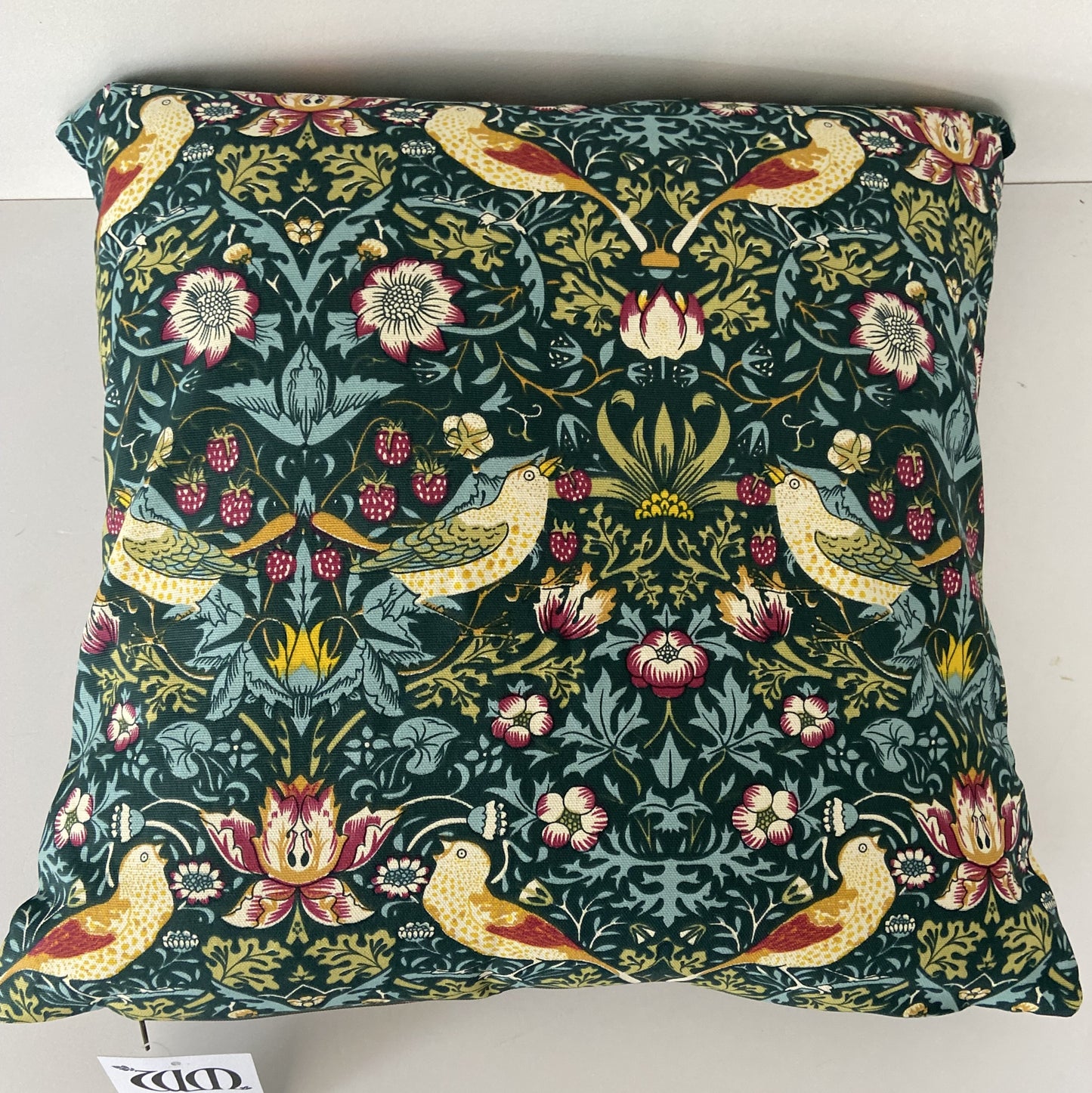 William Morris Strawberry Thief Dark Green Kitchen Linen