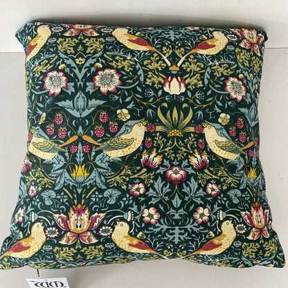 William Morris Strawberry Thief Dark Green Kitchen Linen